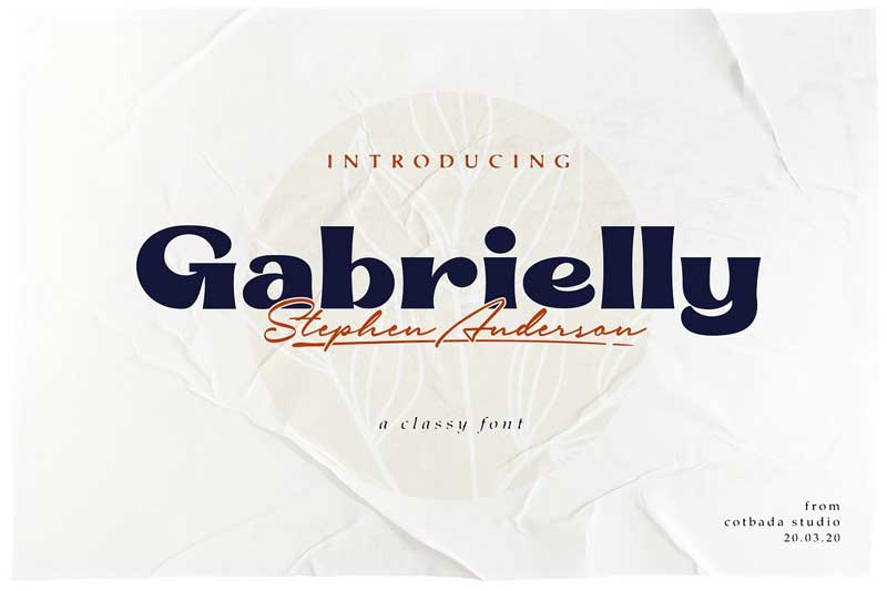 Gabrielly Display Font 4735008