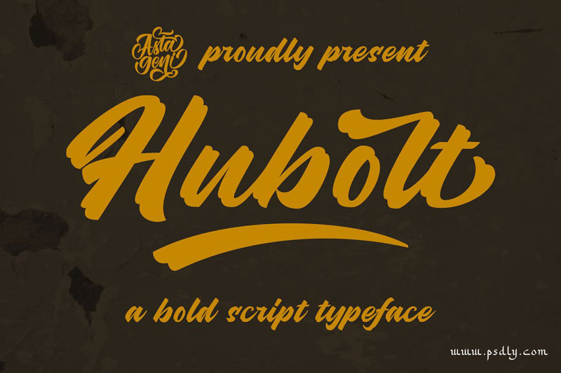 Hubolt Script Font