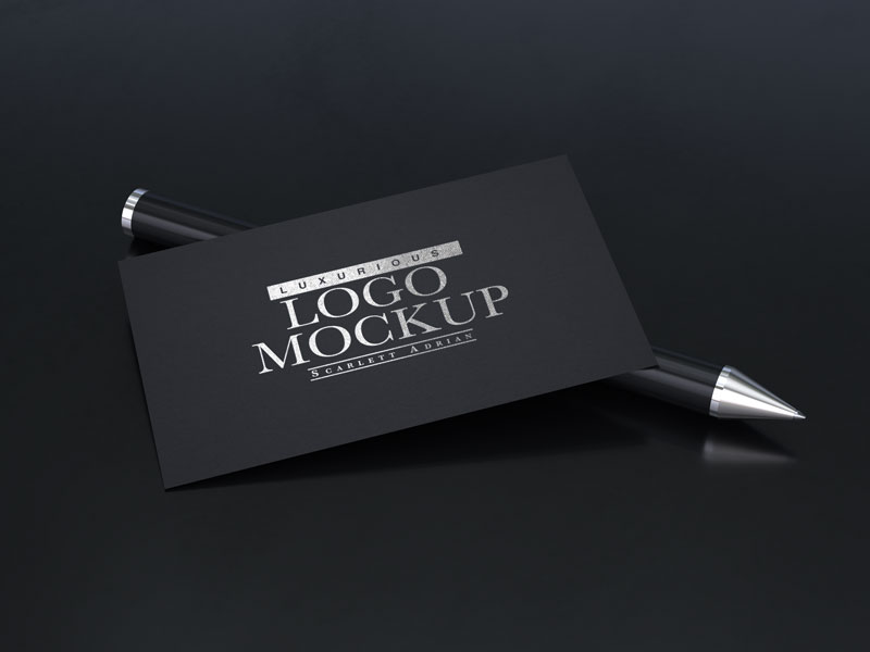 Luxury-Business-Card-Ink-Pen-Mockup