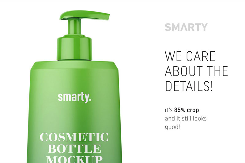 Matt cosmetic bottle mockup 4707289