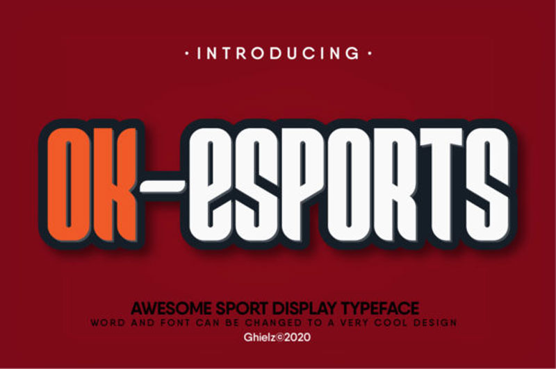 Ok Esports Font Family Free Download