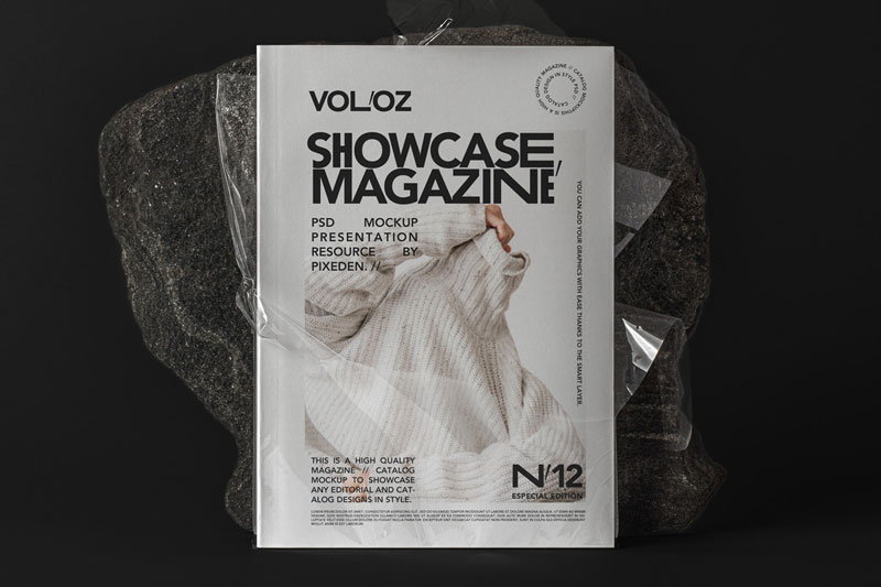 PSD Magazine Mockup Showcase 2
