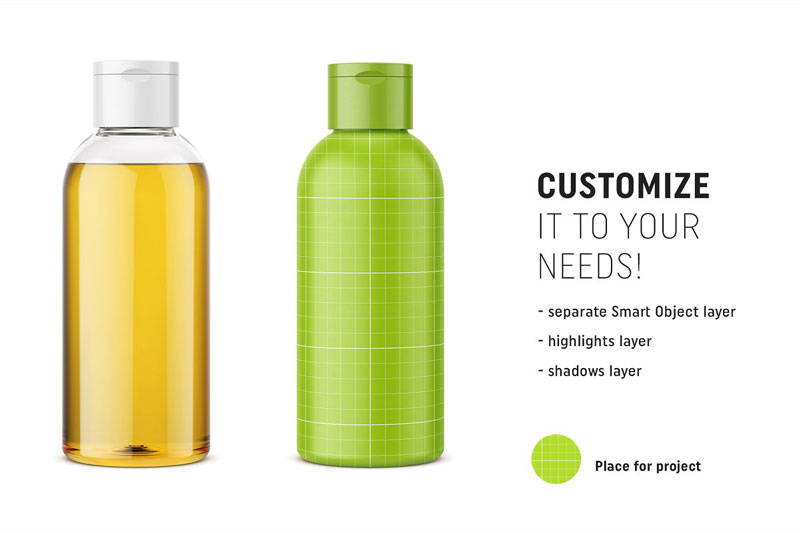 Shower oil bottle mockup 4707231