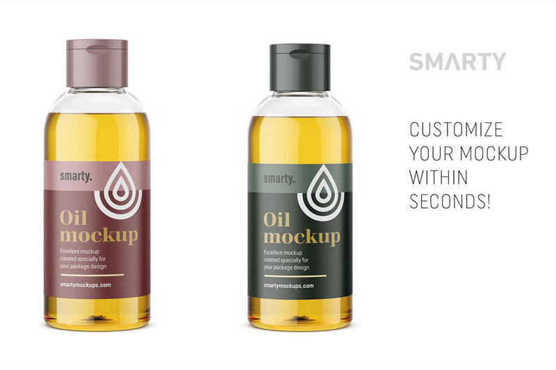 Shower oil bottle mockup 4707231