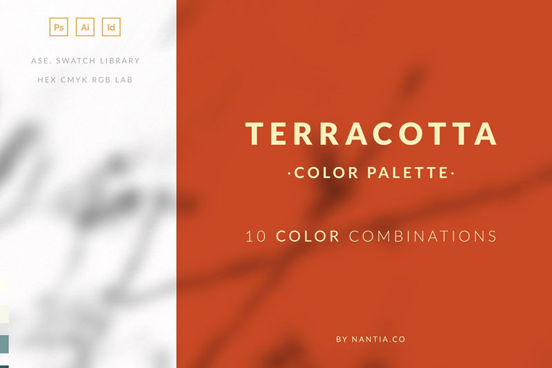 Terracotta Color Palette collection 3567166