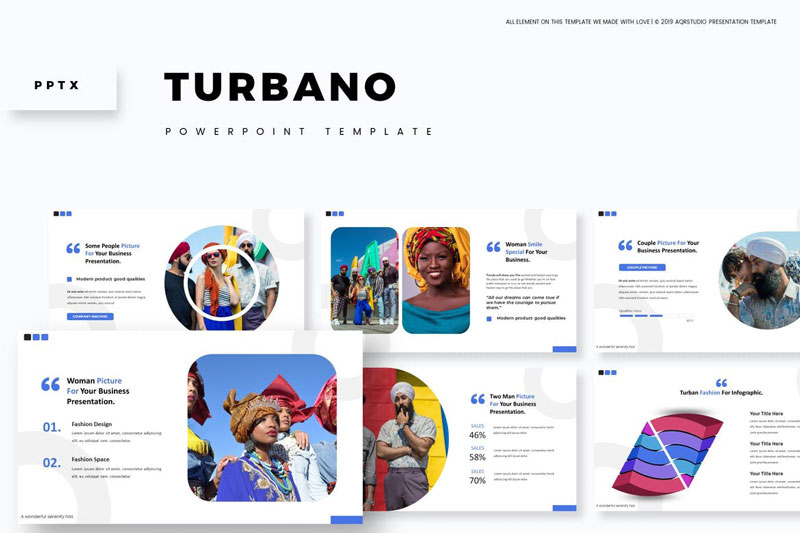 Turbano Powerpoint Template