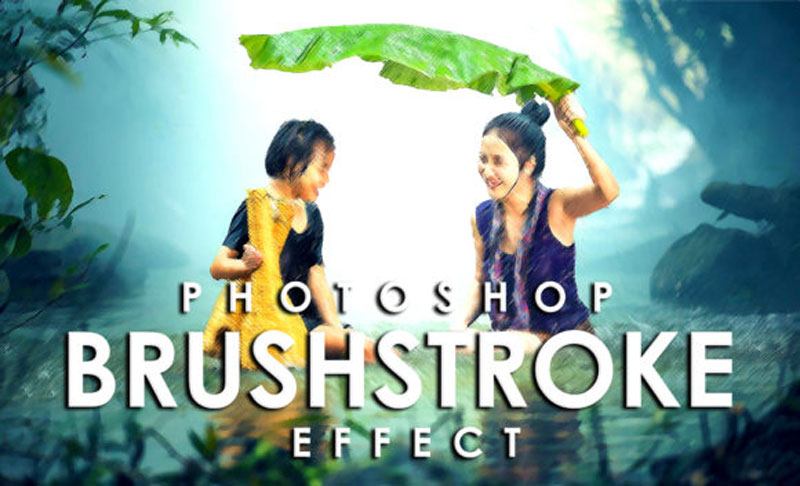 Vibrant Brushstroke Photoshop Action