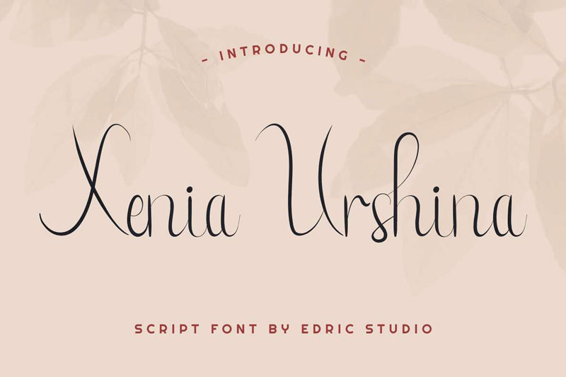 Xenia Urshina Font Family