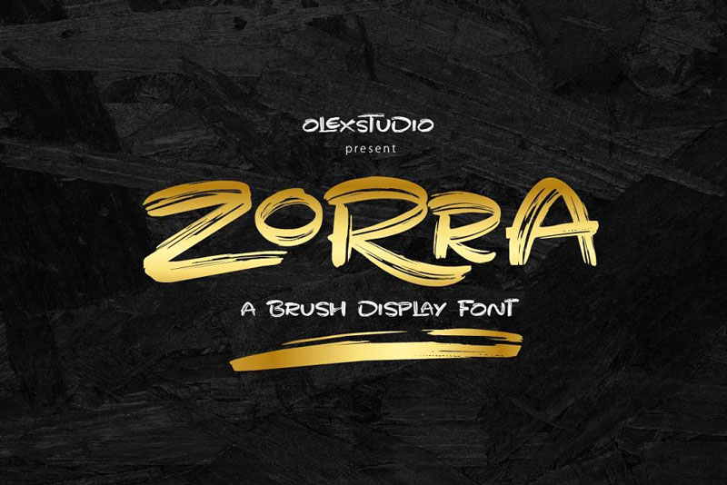 Zorra Display Font