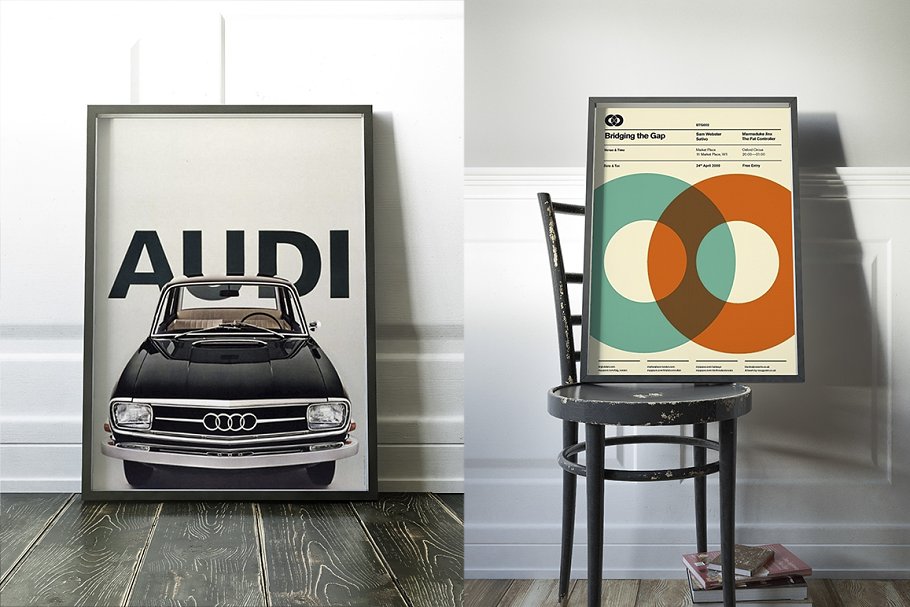 Poster Frame Mockup Set