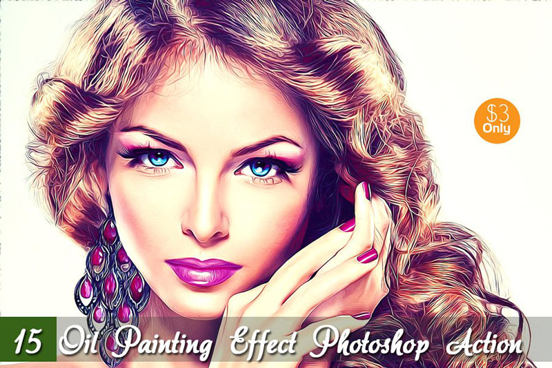 15 Oil Painting Effect Photoshop Act 406110 Free