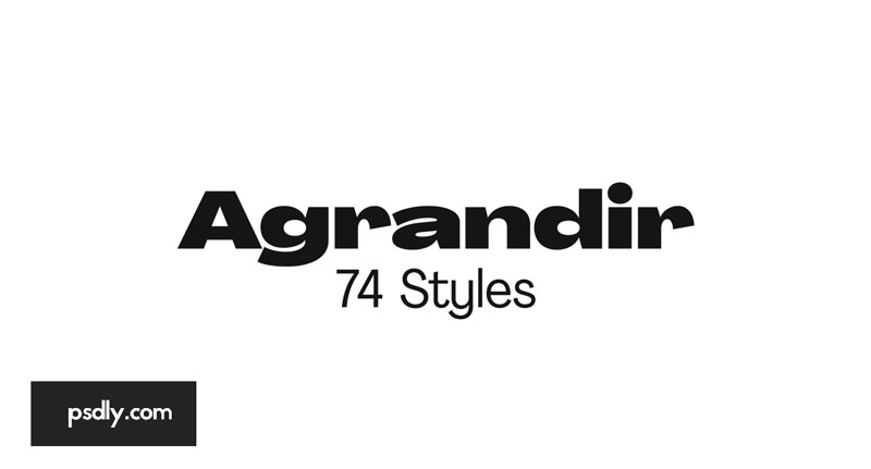 Agrandir V3 Font Family free download
