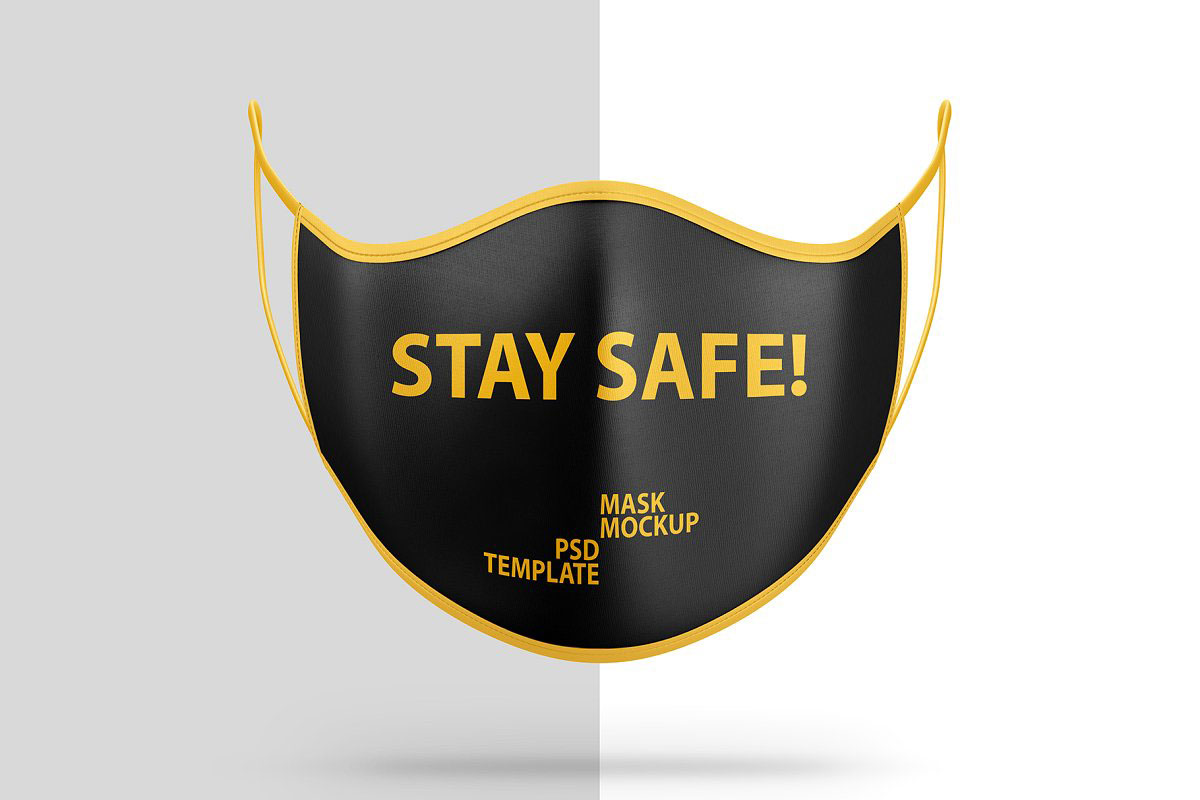 Anti Pollution Face Mask PSD Mockup 4872466