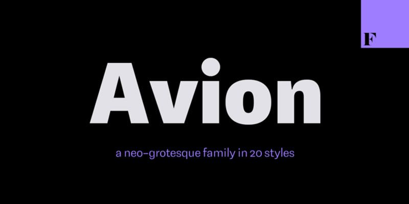 Avion Font Family