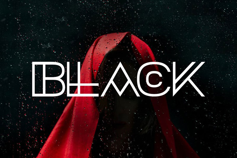 BLACK Mysterious Hybrid Typeface