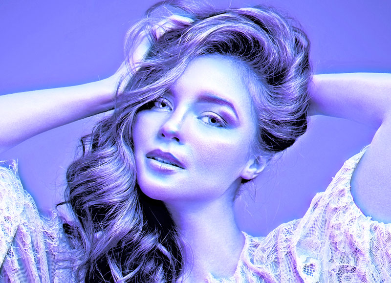 Blue LEDs Effect Photoshop Action 26462397