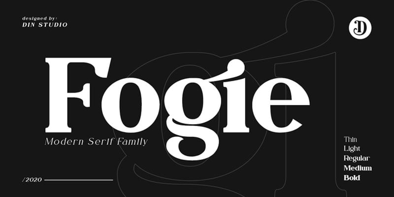 Fogie Font Family 10 Fonts