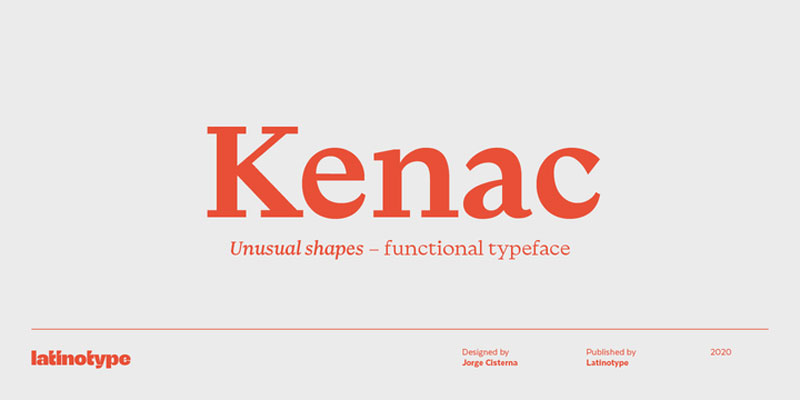 Kenac Font Family