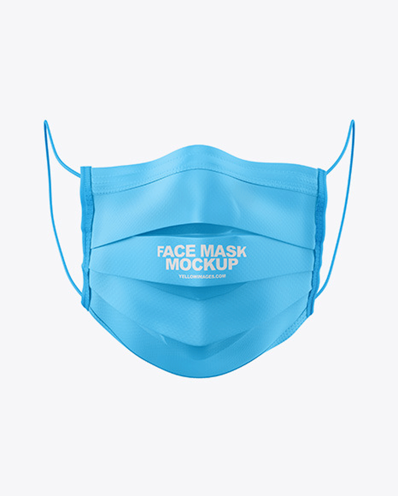 Medical Face Mask Mockup 60647 Download