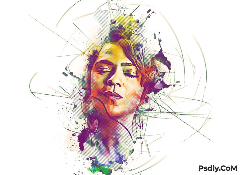 Mix Media Manipulation PS Action 26649936