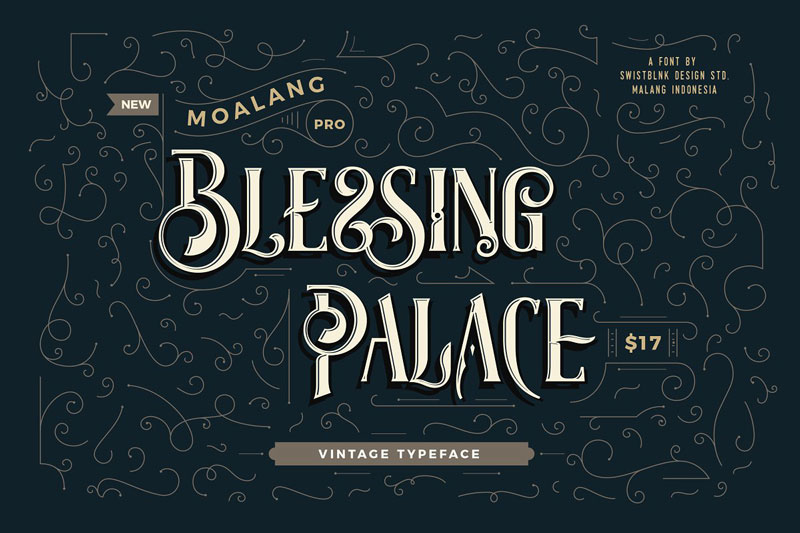 Moalang Pro 252B Ornament Font