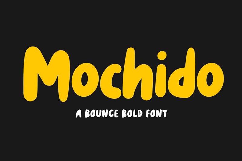 Mochido Bounce and Bold Font 4935948