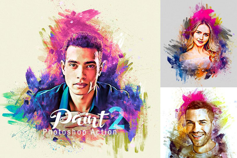 Paint Photoshop Action 4237606