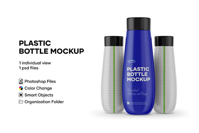 Plastic Bottle Mockup 4977916