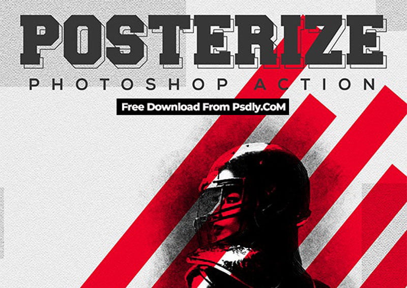 Posterize Poster Photoshop Action 26005932