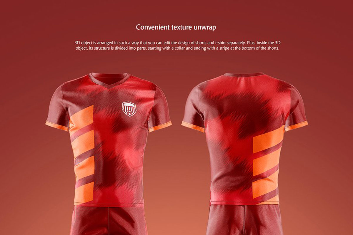 Soccer Uniform Animated Mockup 4867412