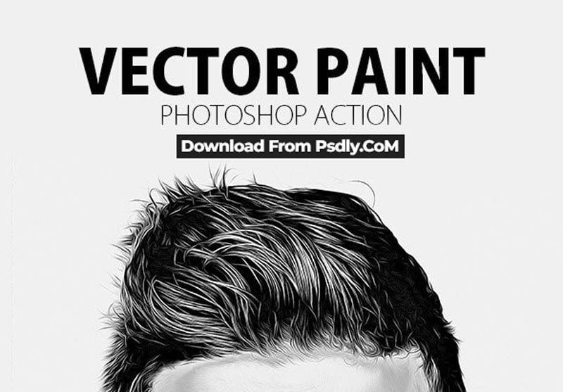 Vector Paint Photoshop Action 26005692