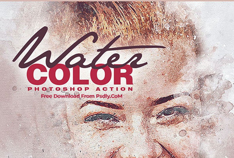 Watercolor Photoshop Action 26021947