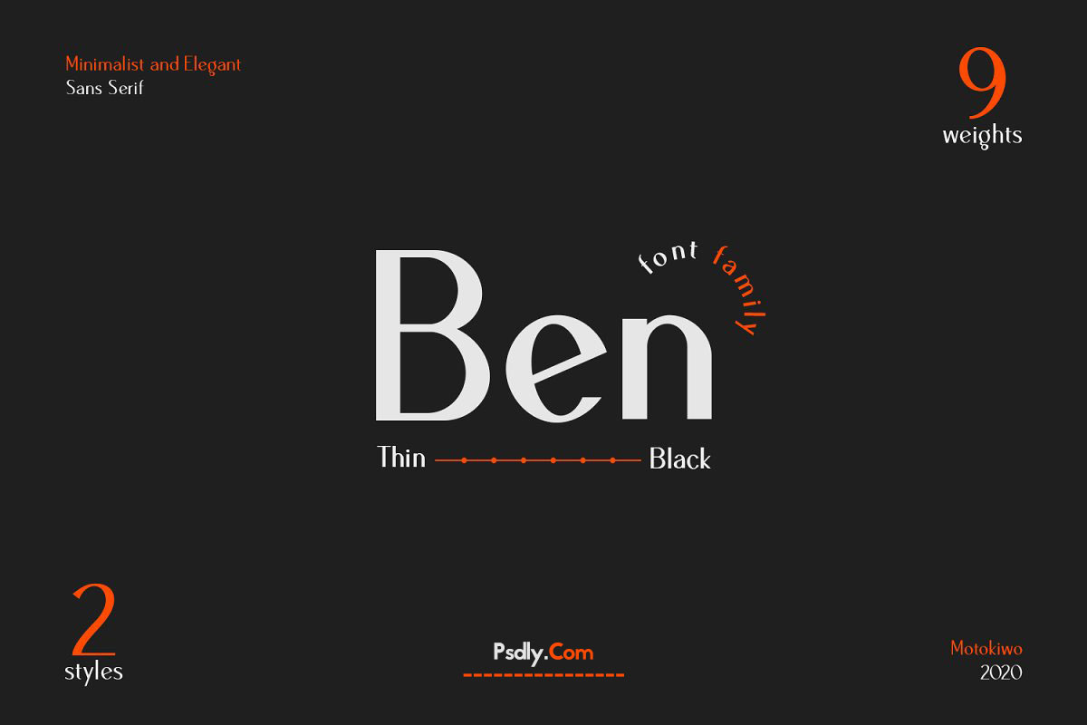 Ben Sans Serif Family