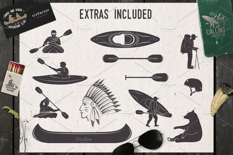 Canoe and Kayak Club Badges Free 1