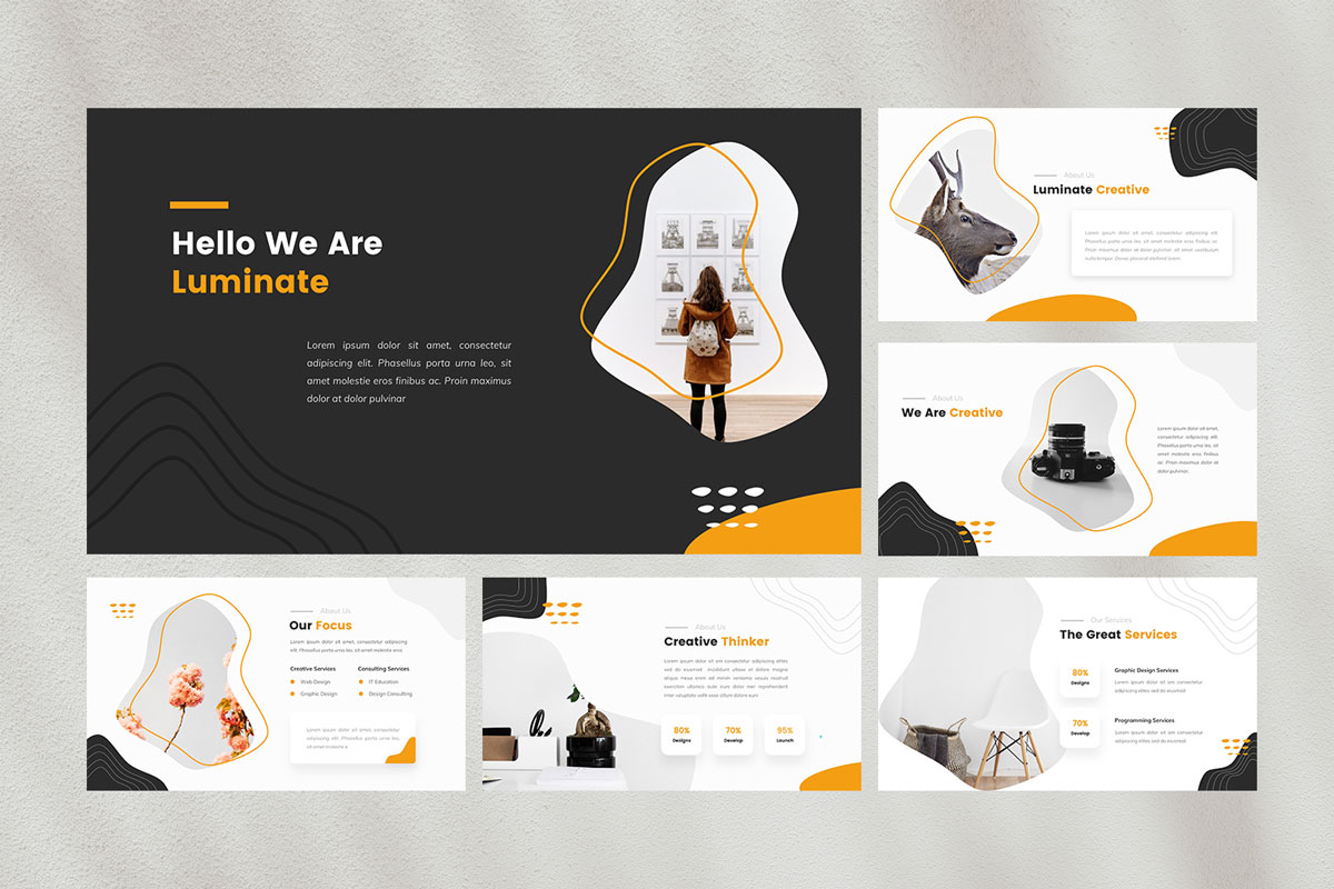 Luminate - Creative Google Slides Template