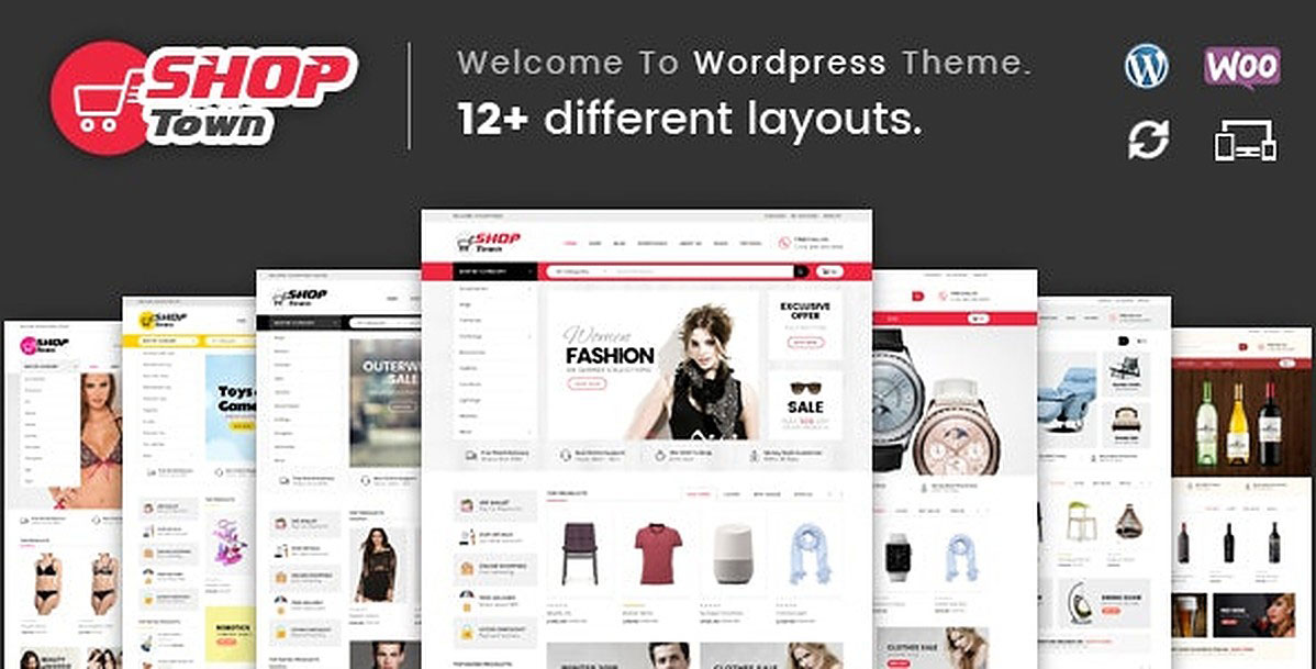 ThemeForest - Shop Town v1.0 - Multipurpose WooCommerce Theme - 18371486