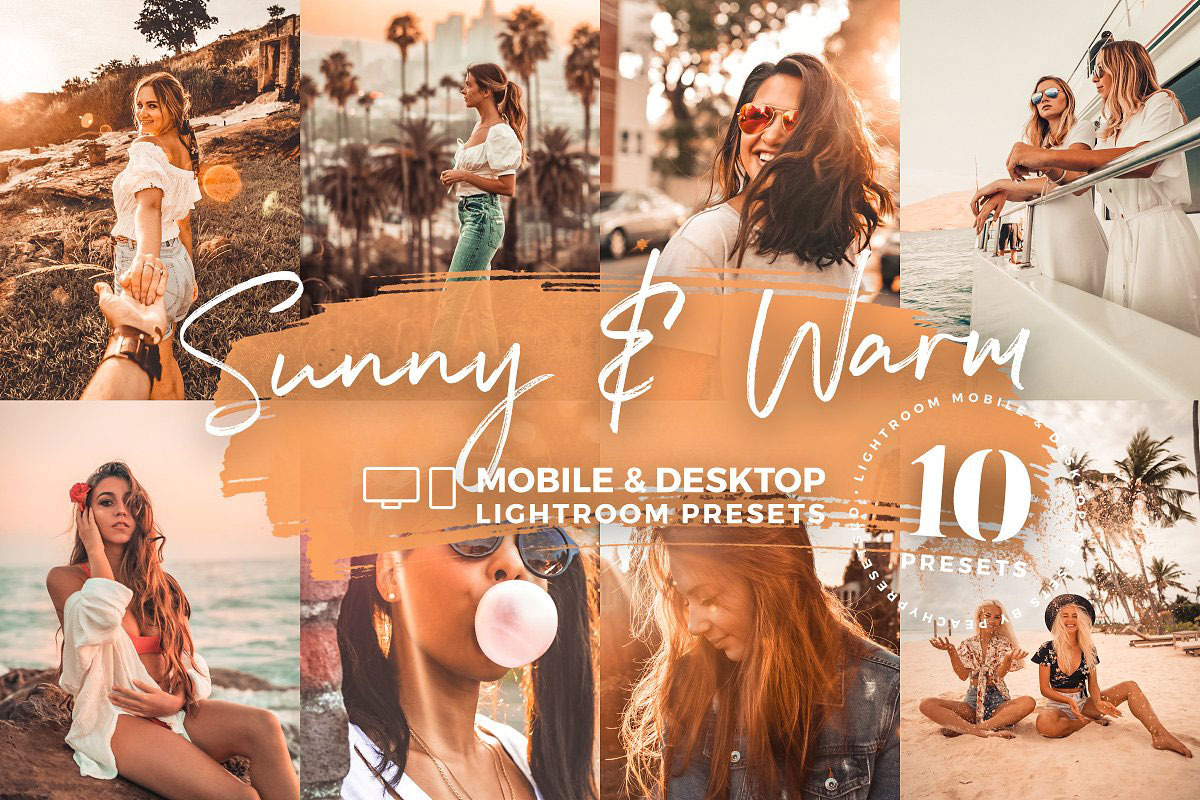10 Sunny & Warm Mobile Presets 5142982