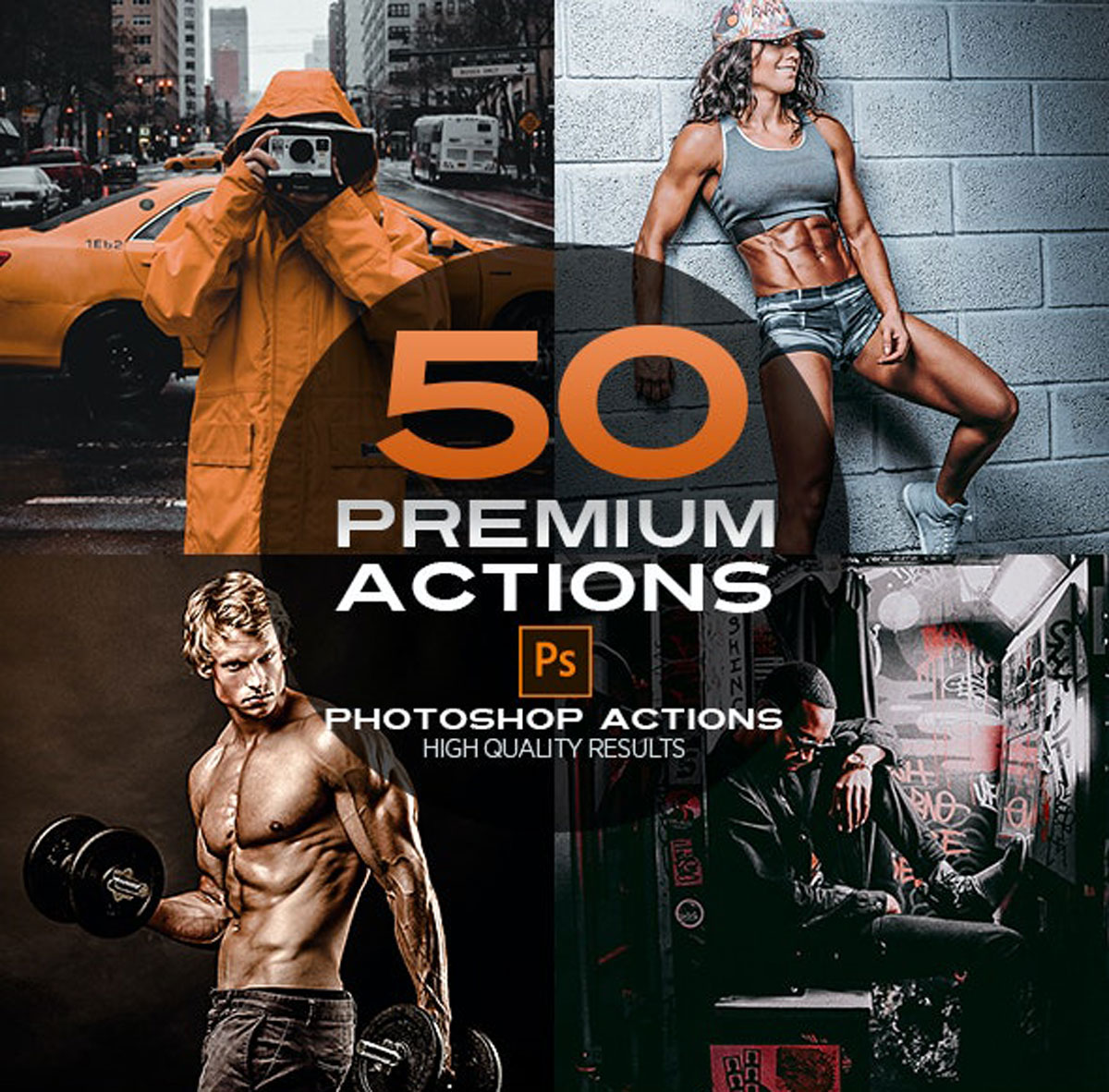 50 Premium Photoshop Actions 26605057