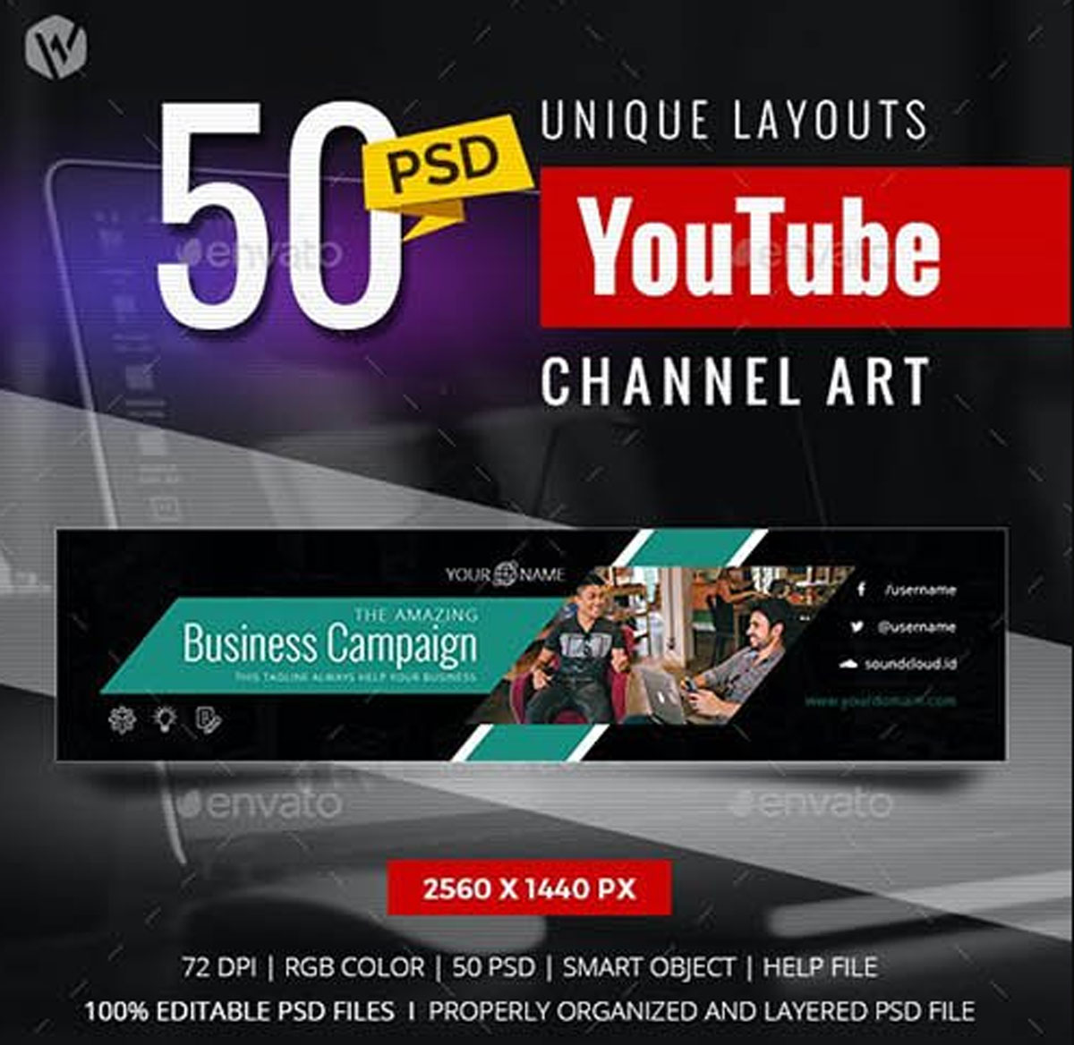 50 YouTube Channel Art 27512579