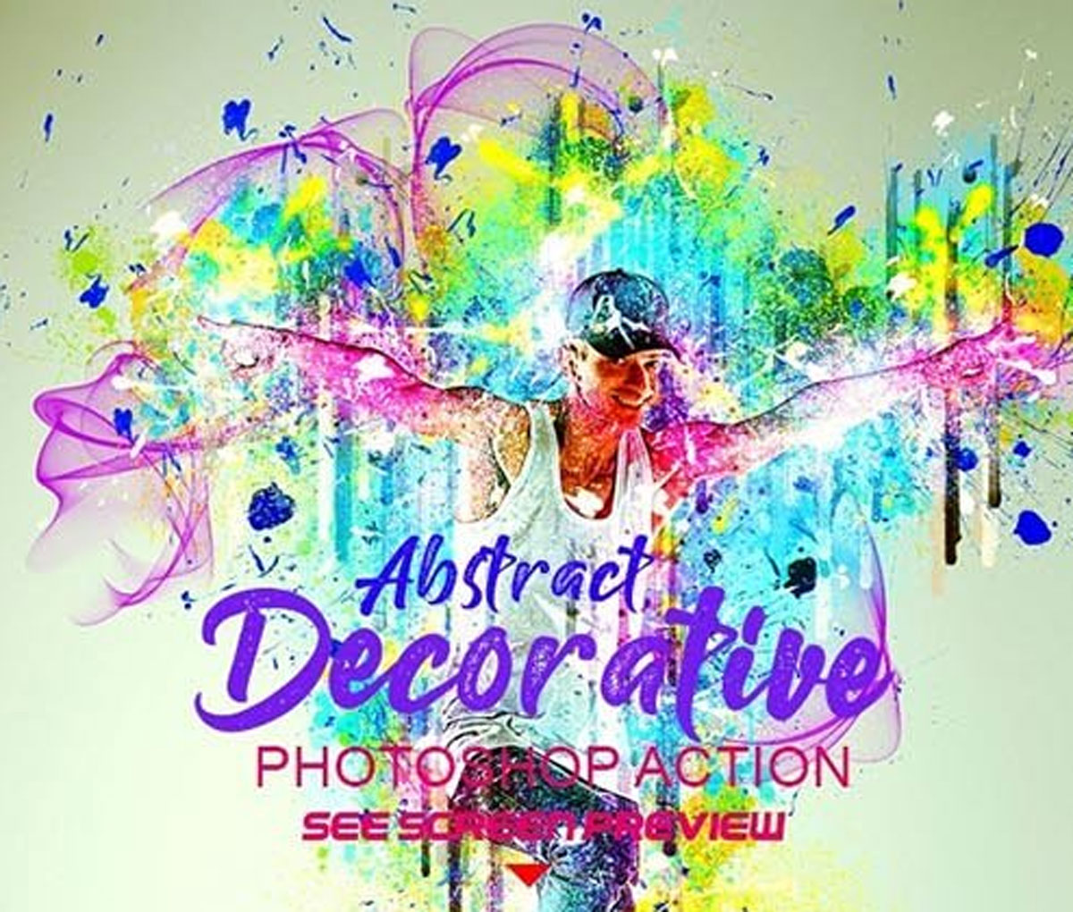 Abstract Painting Photoshop Action 26539921