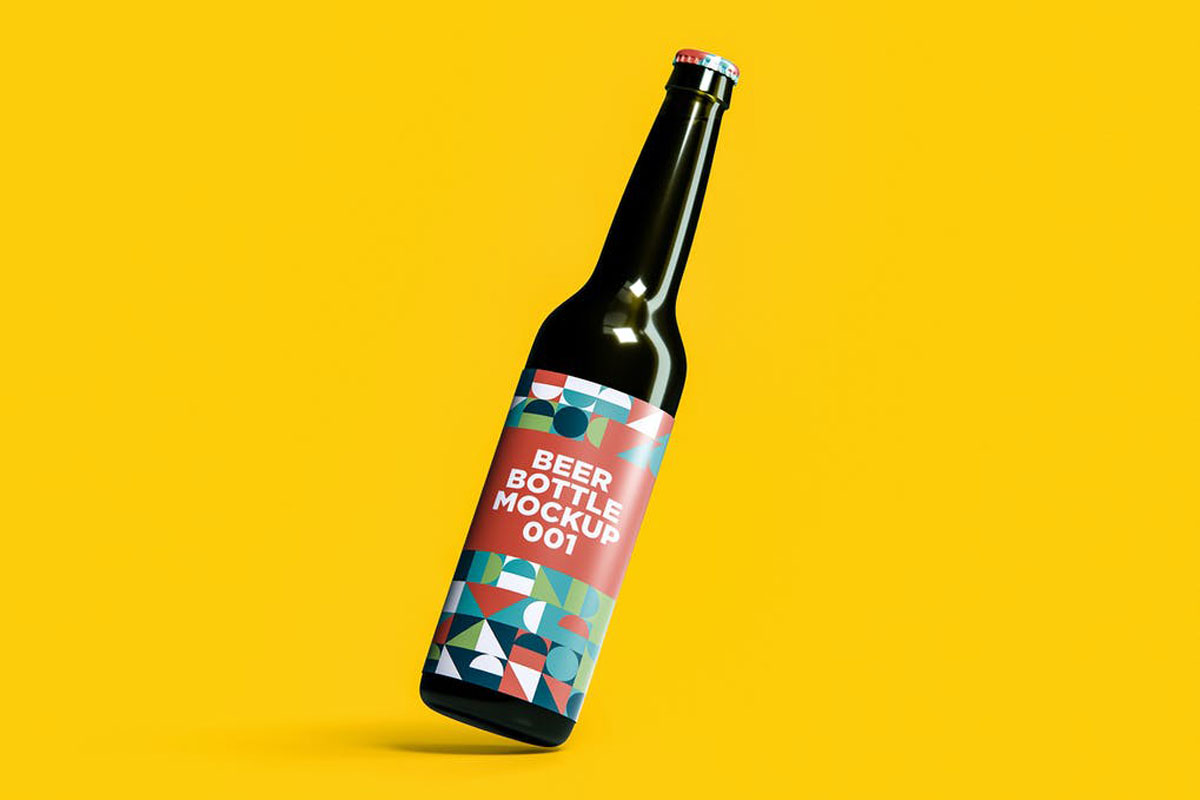 Beer Bottle Mockup 001 TVCXJDR