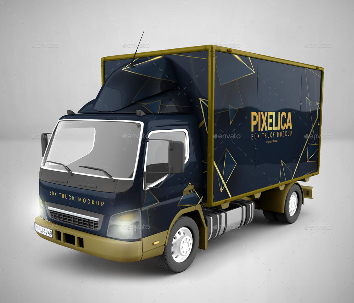 Box Truck Mockup 23680434