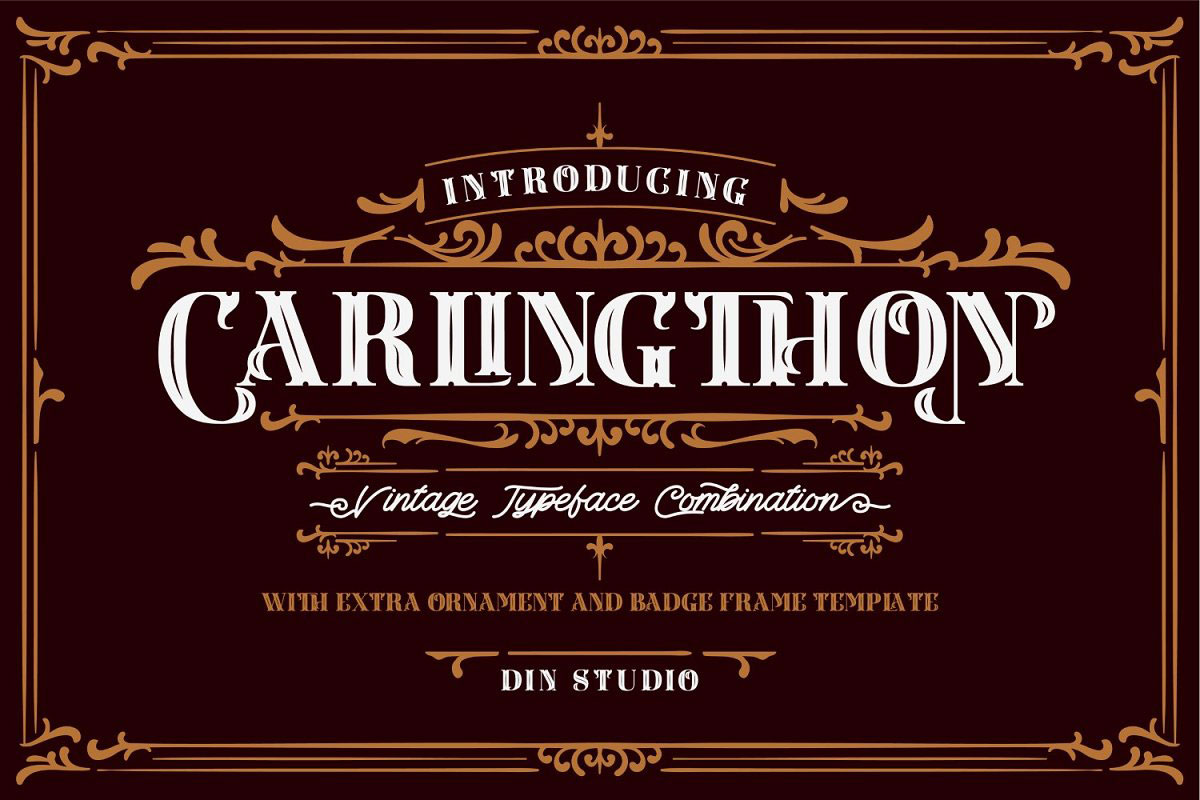 Carlingthon Vintage Font Pack 5200814