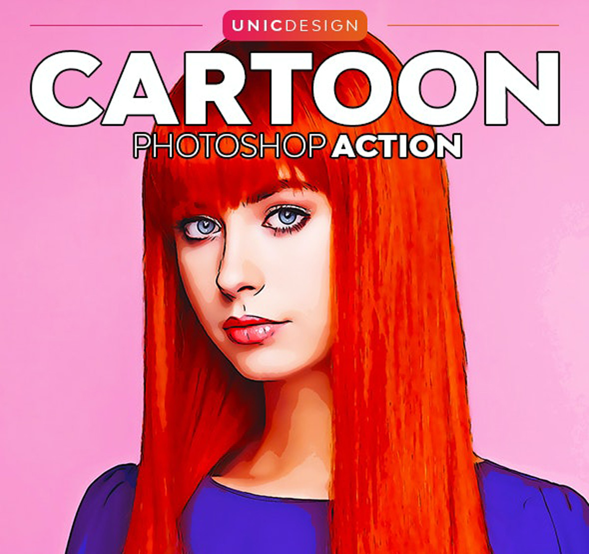 Cartoon Photoshop Action 27005606