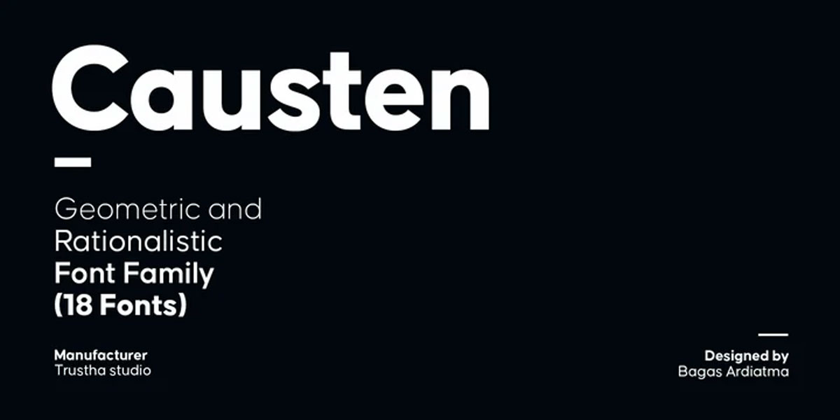 Causten Font Family