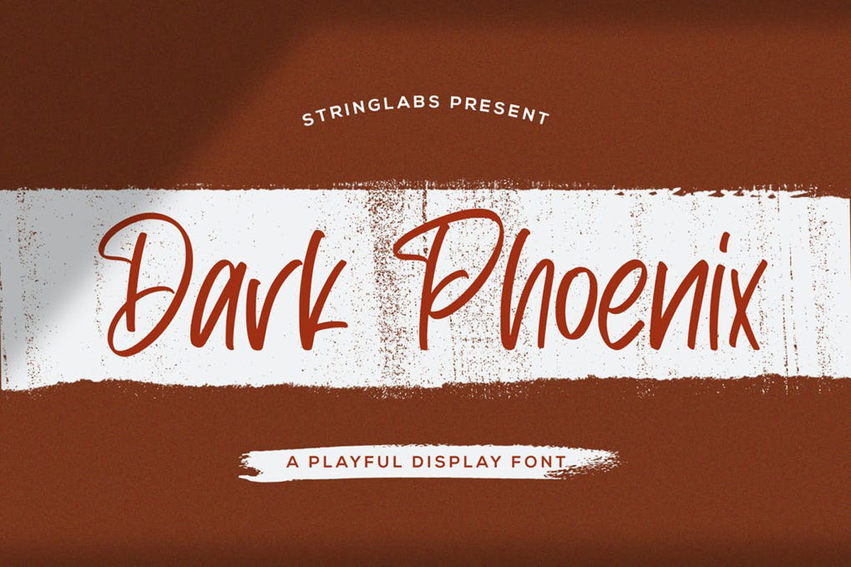 Dark Phoenix - Playful Display Font