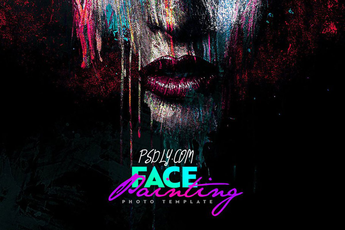 Face Painting Photo Template 4610923