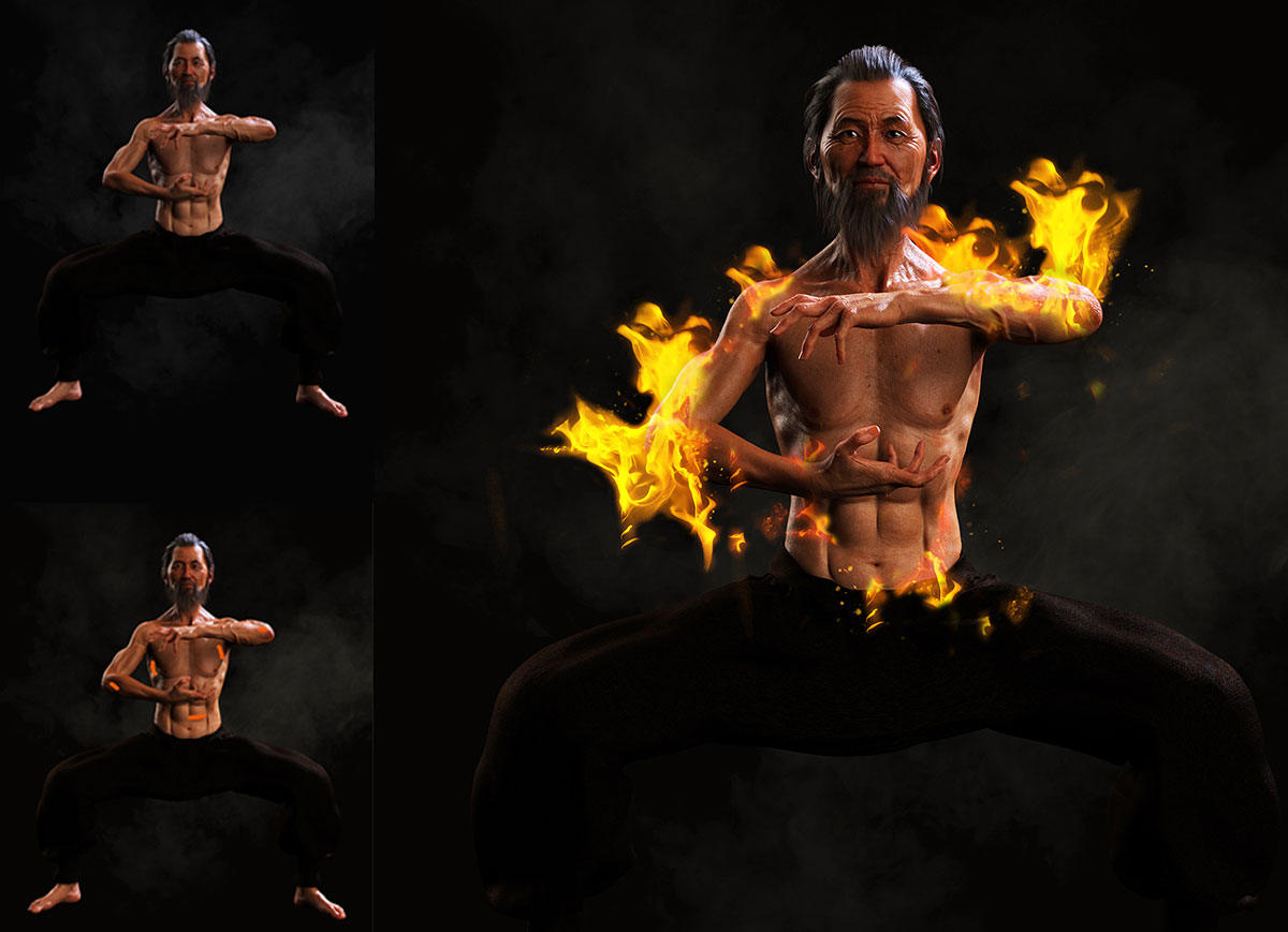 GraphicRiver - Fire Add Photoshop Action 26321243