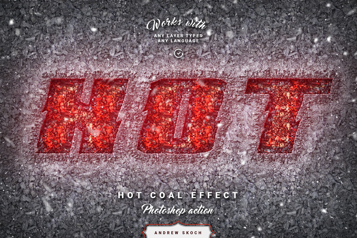 GraphicRiver - Hot Coal - Photoshop Action 25693975