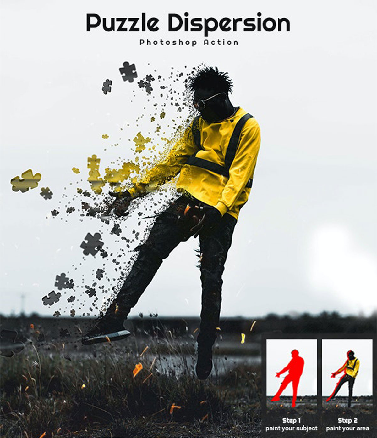 GraphicRiver - Puzzle Dispersion Photoshop Action 26396228